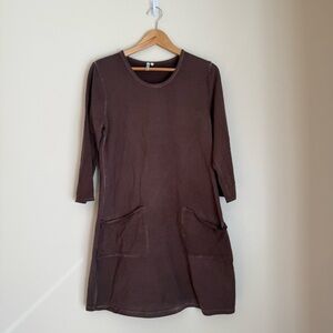 Lulu B Brown Dress With Pockets Size Medium